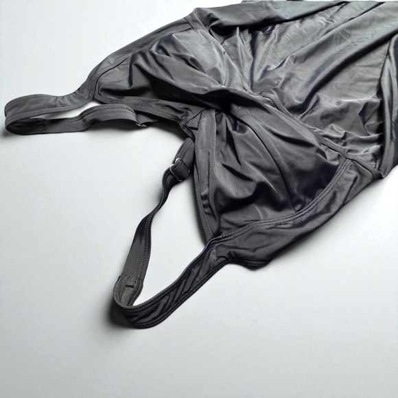 Aqua Eve Plus Size Flowing Black Tankini Swimsuit! NWT & Ready to Rock! Size 18W - Picture 9 of 14